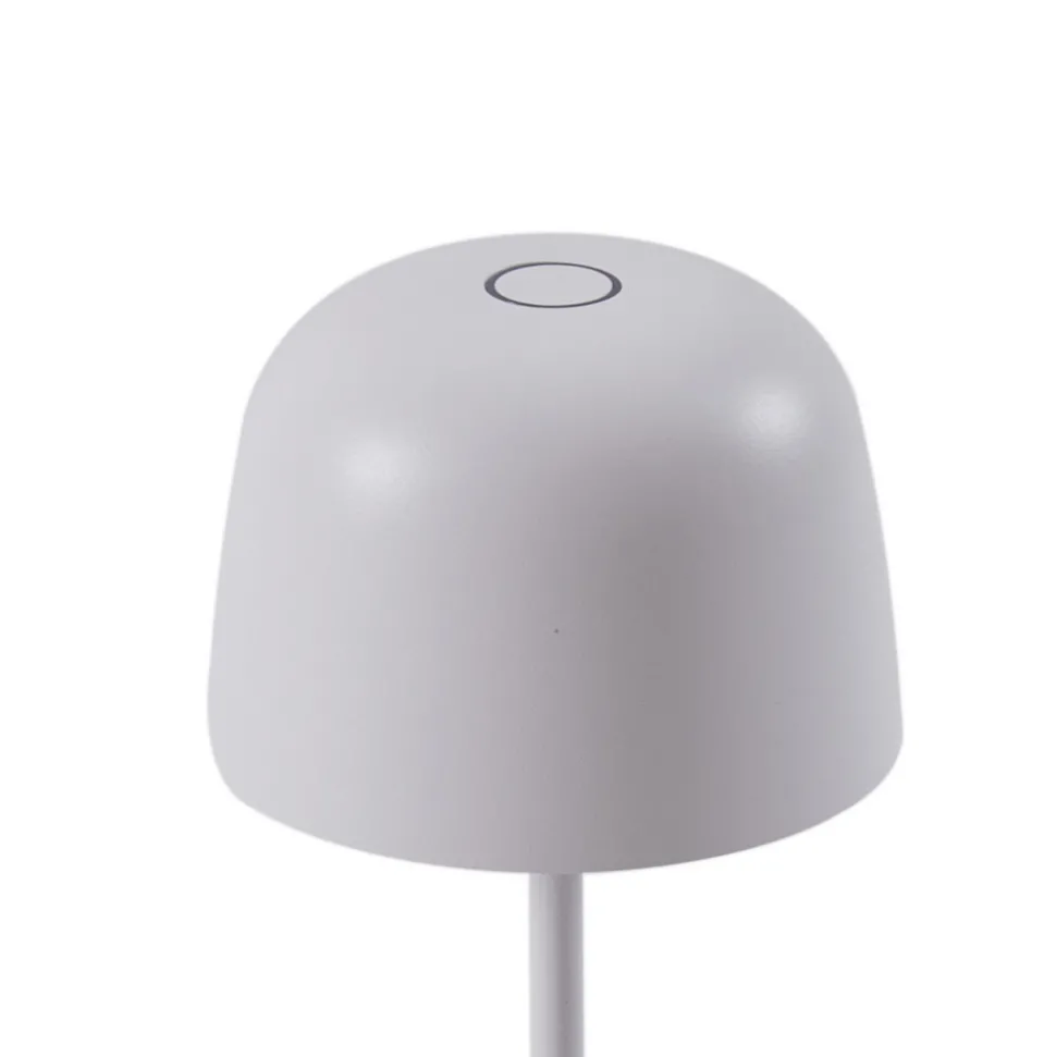 Lindby LED-bordlampe Arietty, hvit, dimbar, IP65