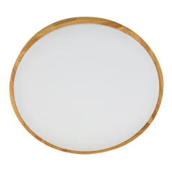 Lindby LED-takvifte Oras, hvit, likestrøm, stillegående, Ø 107 cm