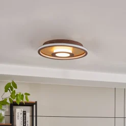 Lindby Pekela LED-taklampe, rund, 43 cm