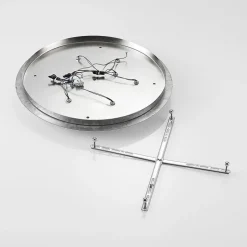 Lindby taklampe Antonino, 8 lyskilder, krom, krystall, 55 cm