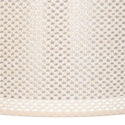 Lindby taklampe Soula, Ø 40 cm, beige, plast, E27