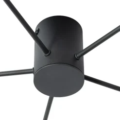 Lindby Valisa taklampe, svart, 5-lamper