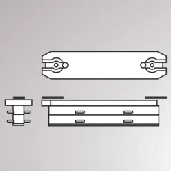 Lineærkontakt for Volare-skinne, 70 mm