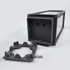 Lucande Annalea sokkellampe, 35 cm, antrasitt, IP54