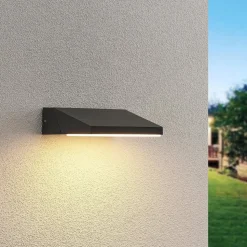 Lucande Auda LED utendørs vegglampe