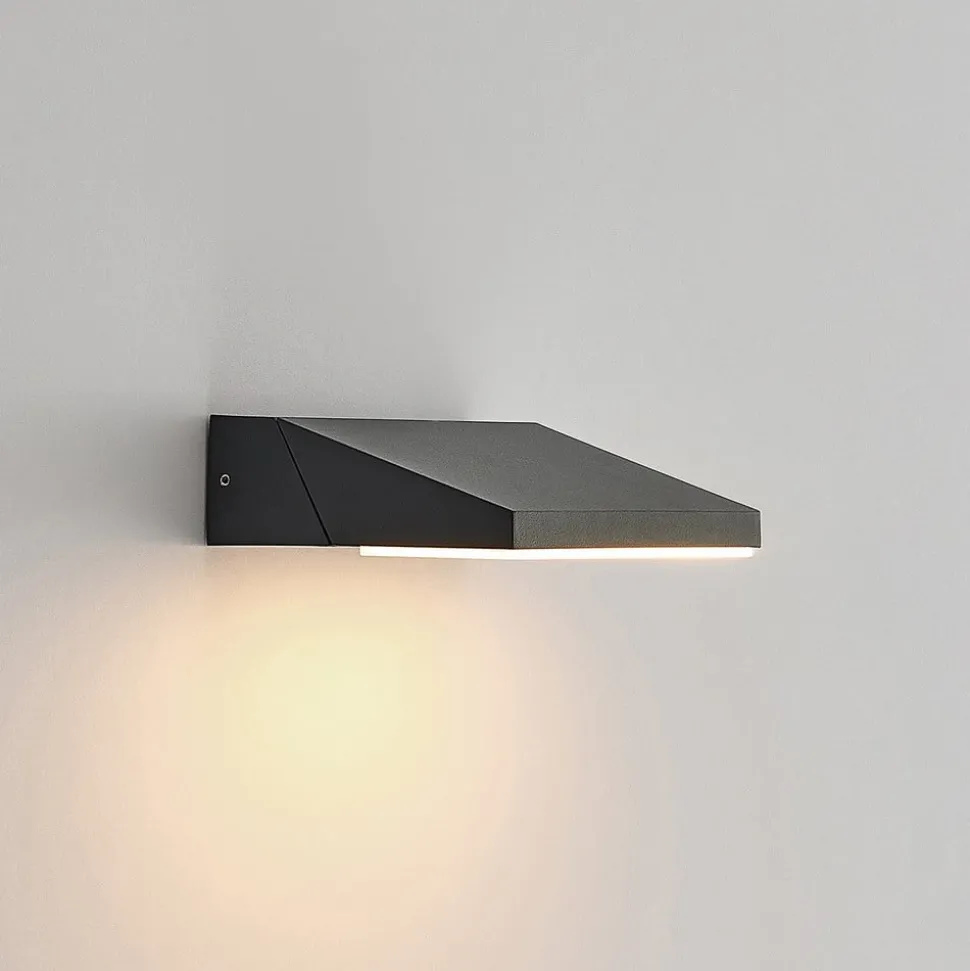 Lucande Auda LED utendørs vegglampe