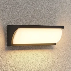 Lucande Aune LED utendørs vegglampe