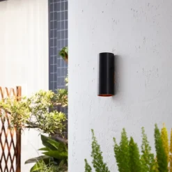 Lucande Benidetta utendørs LED-vegglampe, 20 cm