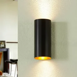 Lucande Benidetta utendørs LED-vegglampe, 16 cm