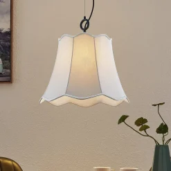 Lucande Binta hengelampe, 1 lyskilde, sølvgrå