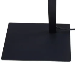 Lucande bordlampe Lysias, svart, metall, høyde 55 cm