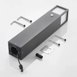 Lucande Dewari veilampe, bevegelsessensor, E27, 65 cm, IP54