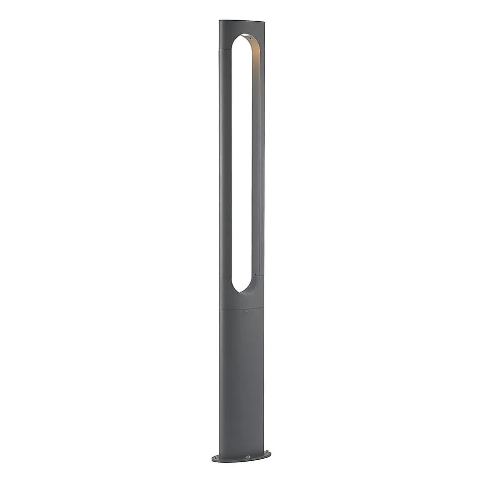 Lucande Dovino LED-lyktestolpe, 150 cm