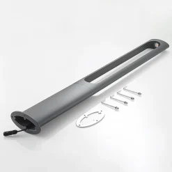 Lucande Dovino LED-lyktestolpe, 150 cm