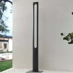 Lucande Dovino LED-lyktestolpe, 200 cm