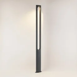 Lucande Dovino LED-lyktestolpe, 200 cm