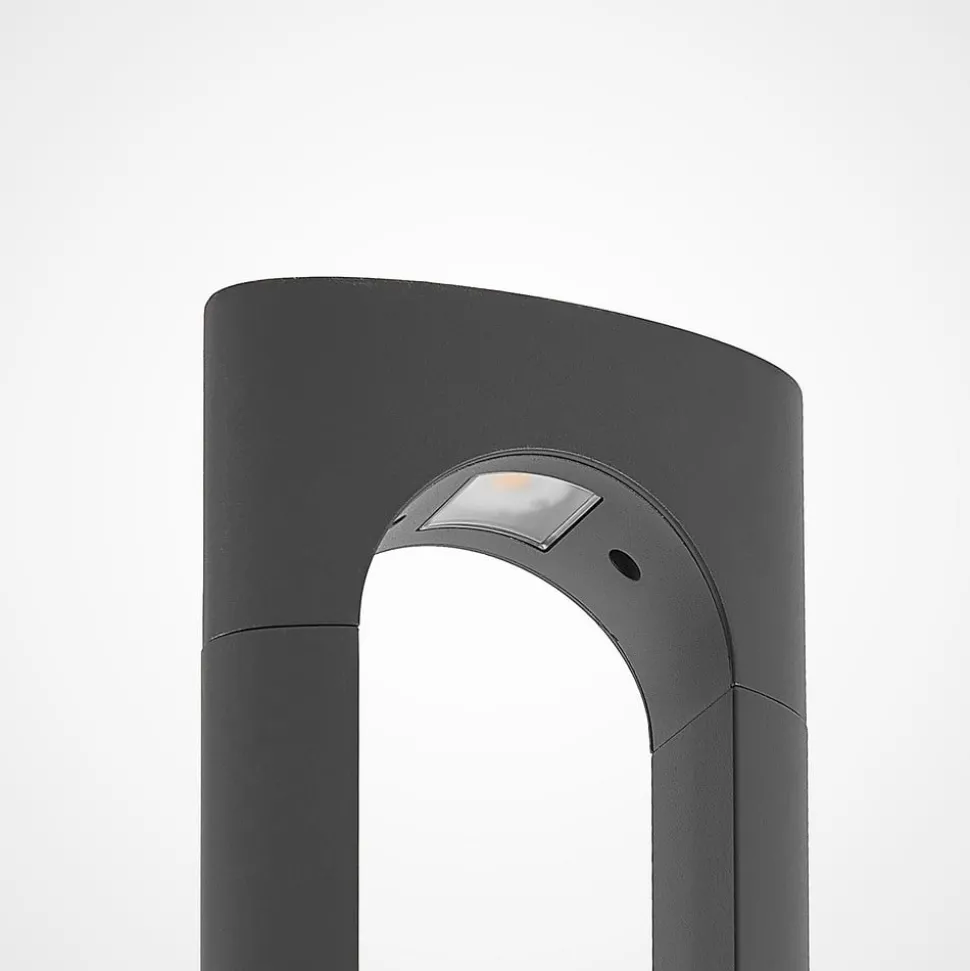 Lucande Dovino LED-lyktestolpe, 200 cm