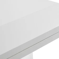 Lucande Dunia sokkellampe, hvit, metall, 24 cm, E27, IP54