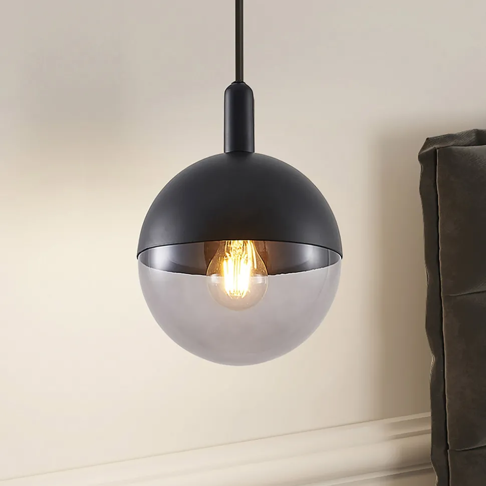 Lucande Dustian pendellampe, glasskule