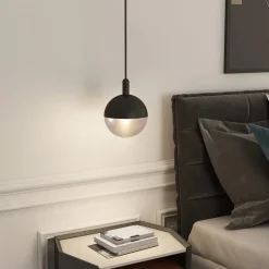 Lucande Dustian pendellampe, glasskule