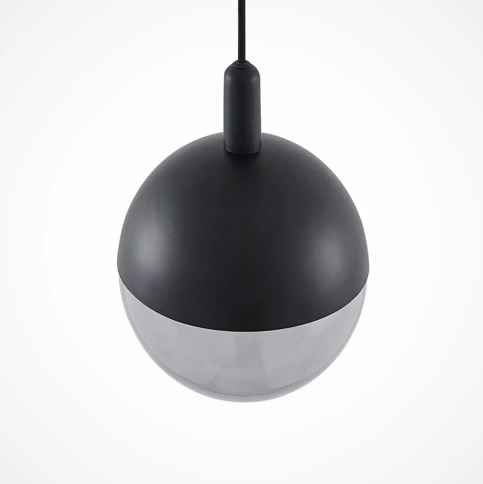 Lucande Dustian pendellampe, glasskule