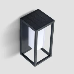 Lucande Eliel LED-solcellevegglampe