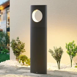 Lucande Forama LED-gatelampe, mørkegrå