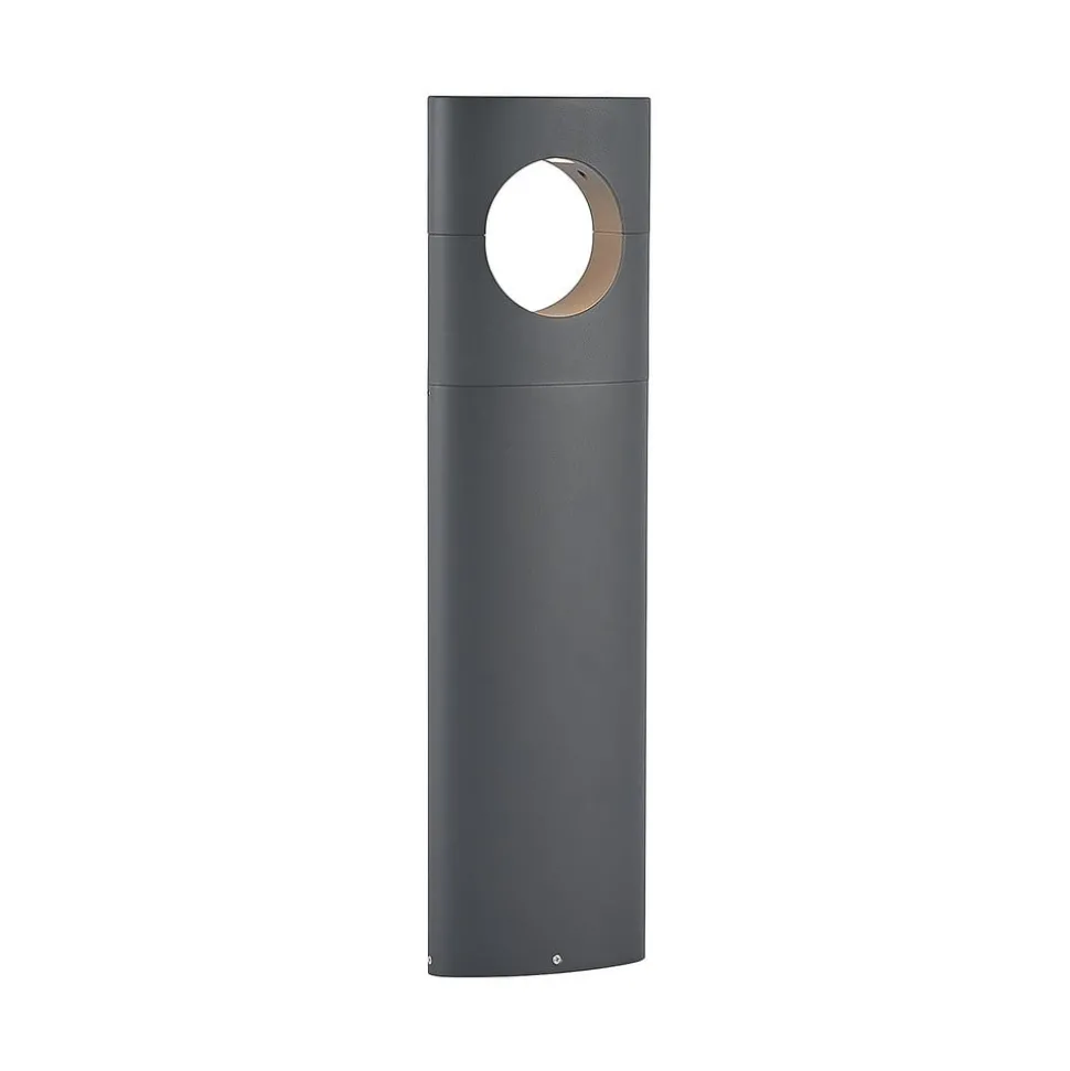 Lucande Forama LED-gatelampe, mørkegrå