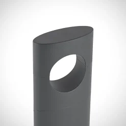 Lucande Forama LED-gatelampe, mørkegrå