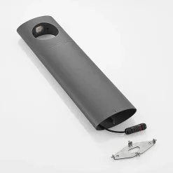 Lucande Forama LED-gatelampe, mørkegrå