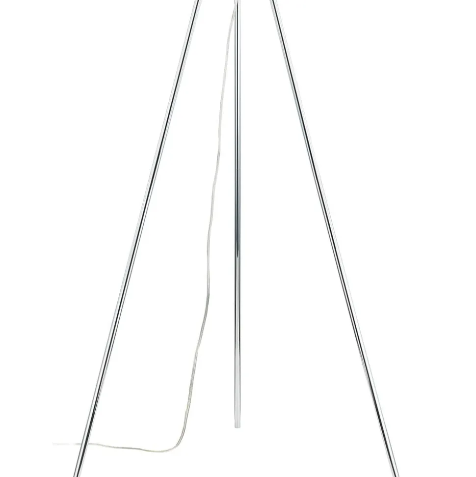 Lucande Gulvlampe Diborah, røykgrå, glass, 150 cm, G9