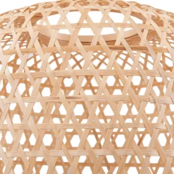 Lucande gulvlampe Jorick, bambus, stativ, høyde 166 cm