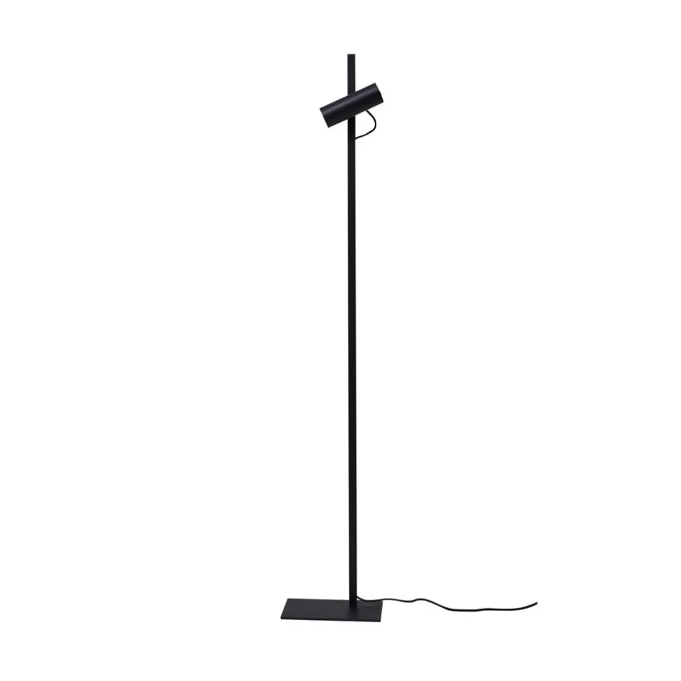 Lucande gulvlampe Lysias, svart, metall, høyde 143,2 cm