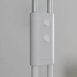 Lucande gulvlampe Medira, hvit, 2 lyskilder, justerbar, GU10