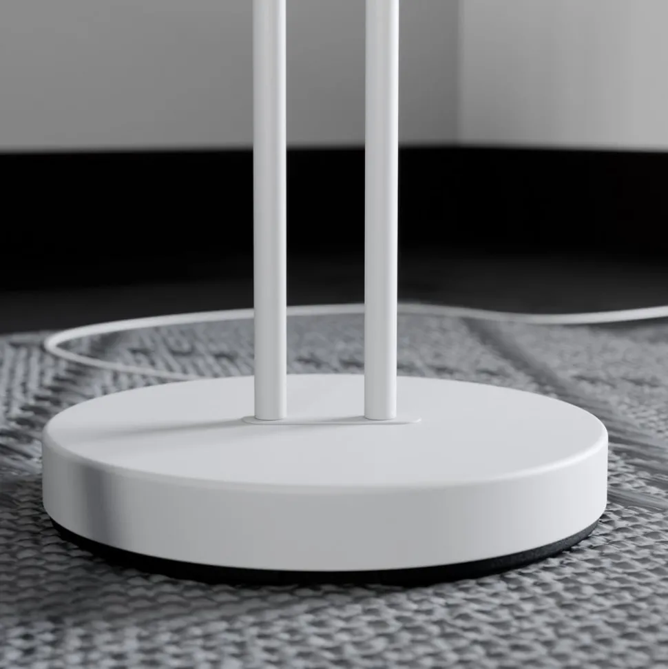 Lucande gulvlampe Medira, hvit, 2 lyskilder, justerbar, GU10