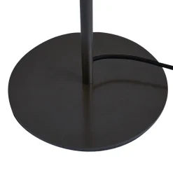 Lucande gulvlampe Nysira, grå metallic, 2 lyskilder