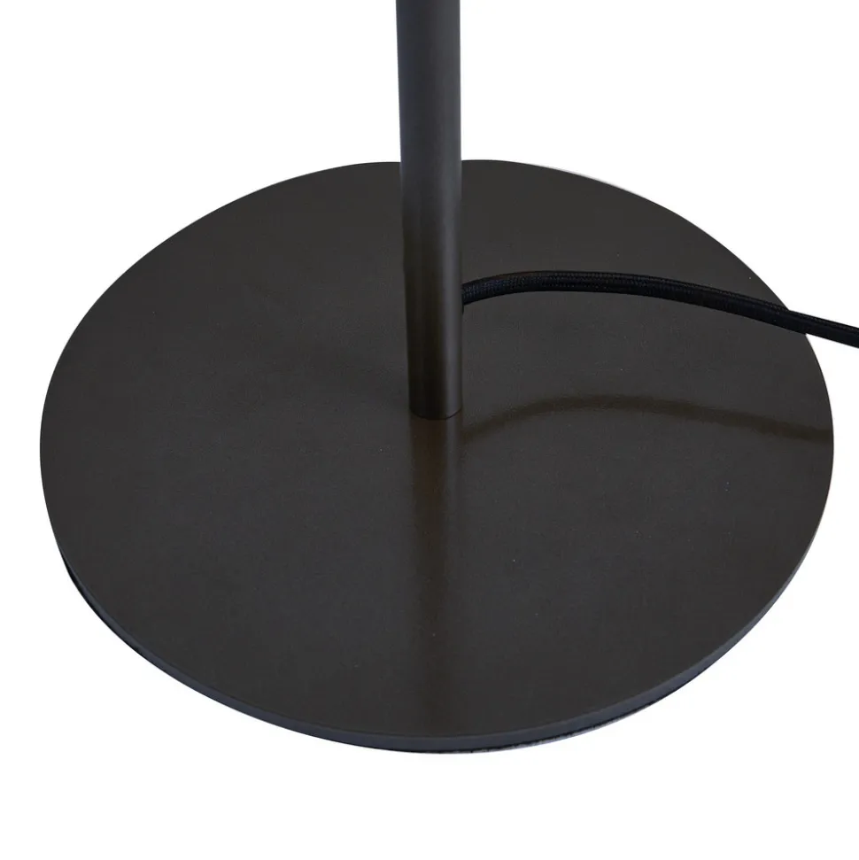 Lucande gulvlampe Nysira, grå metallic, 2 lyskilder