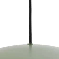 Lucande hengelampe Malisa, grønn, 3 lyskilder, metall, lengde 90 cm