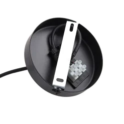 Lucande hengelampe Rasmina, bambus, Ø 50 cm, 1 lyskilde