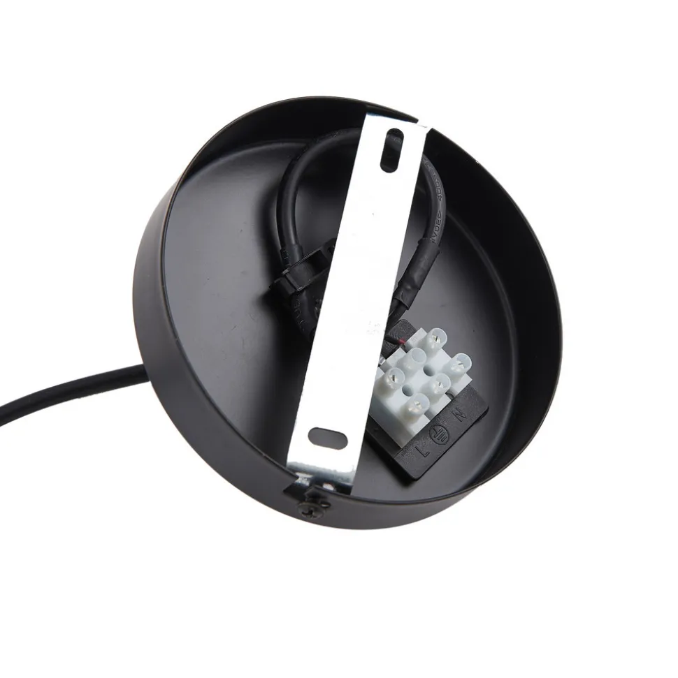 Lucande hengelampe Rasmina, bambus, Ø 50 cm, 1 lyskilde