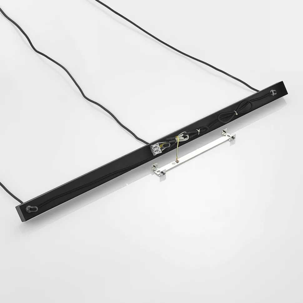 Lucande hengelampe Wilja, rav, glass, 111 cm, 3 lyskilder, E27