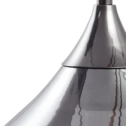 Lucande Jarven hengelampe, 5 lyskilder, svart, glass