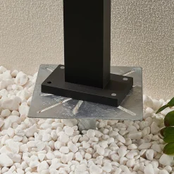 Lucande jordspyd Cadis, sølvfarget, metall, 38 cm høy