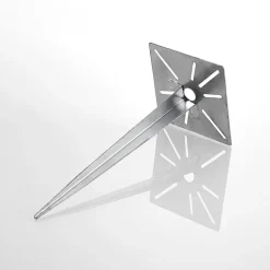 Lucande jordspyd Cadis, sølvfarget, metall, 38 cm høy