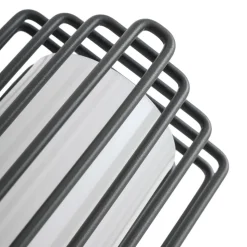 Lucande utendørs vegglampe Chandan, 41,9 cm, antrasitt, aluminium