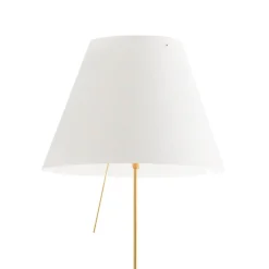 Luceplan Costanza gulvlampe D13t, messing/hvit