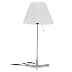 Luceplan Costanzina bordlampe alu, hvit