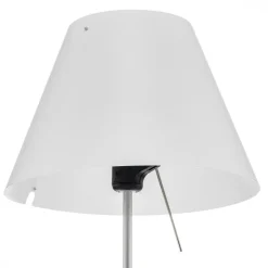 Luceplan Costanzina bordlampe alu, hvit