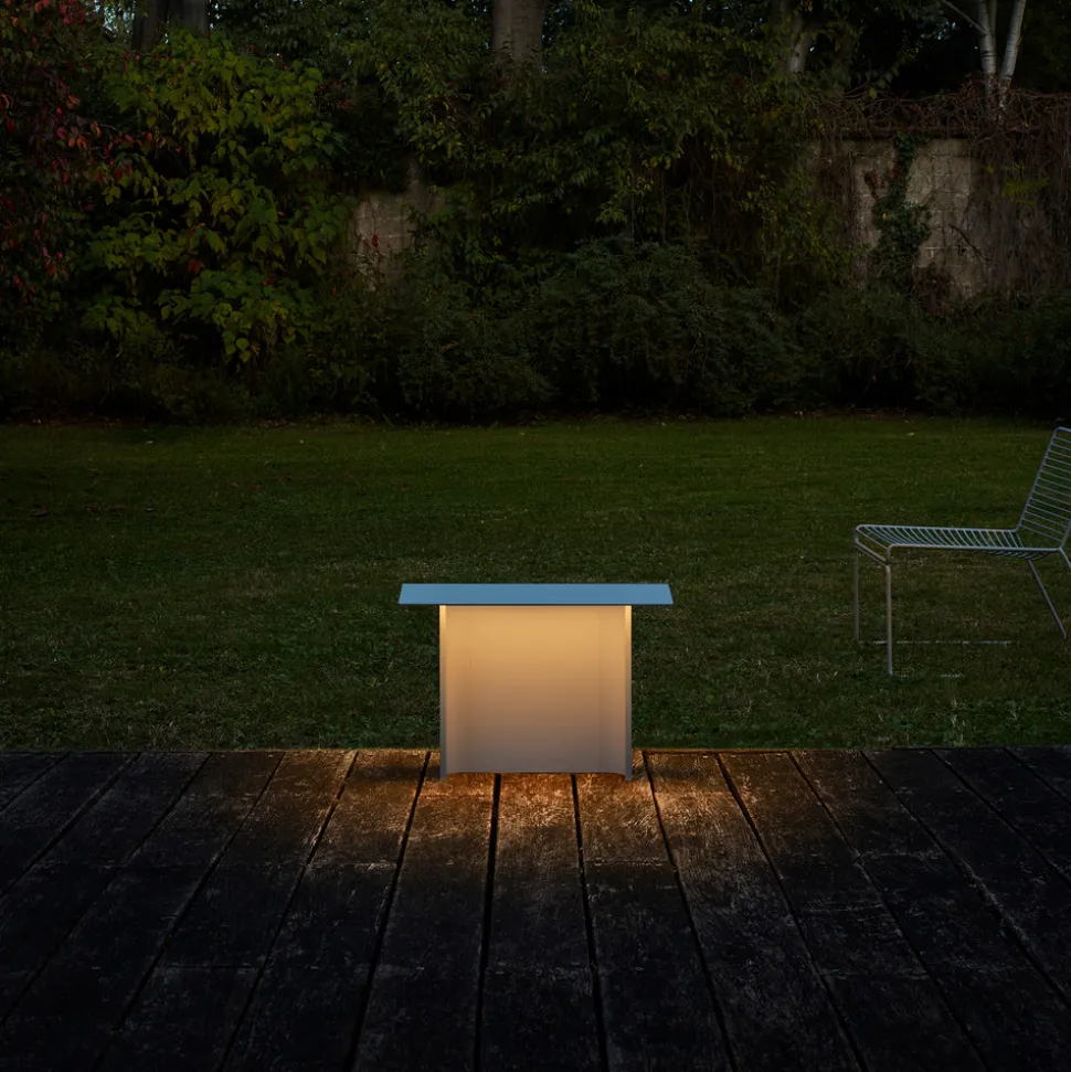 Luceplan Fienile LED-sokkellampe 32 cm lysegrå