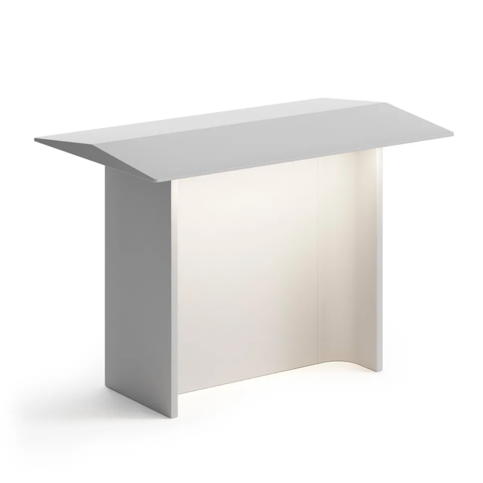 Luceplan Fienile LED-sokkellampe 32 cm lysegrå